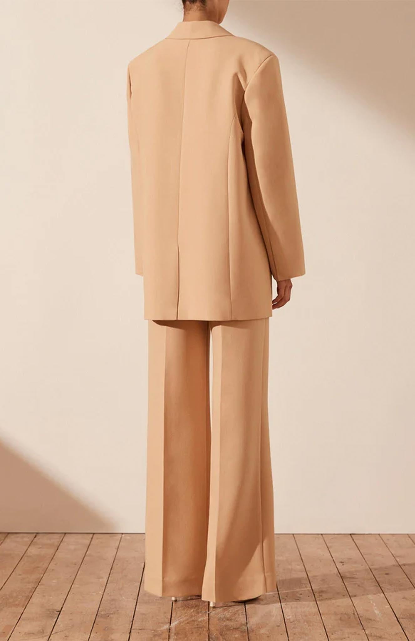 Bougie Beige | Beige Blazer Sets