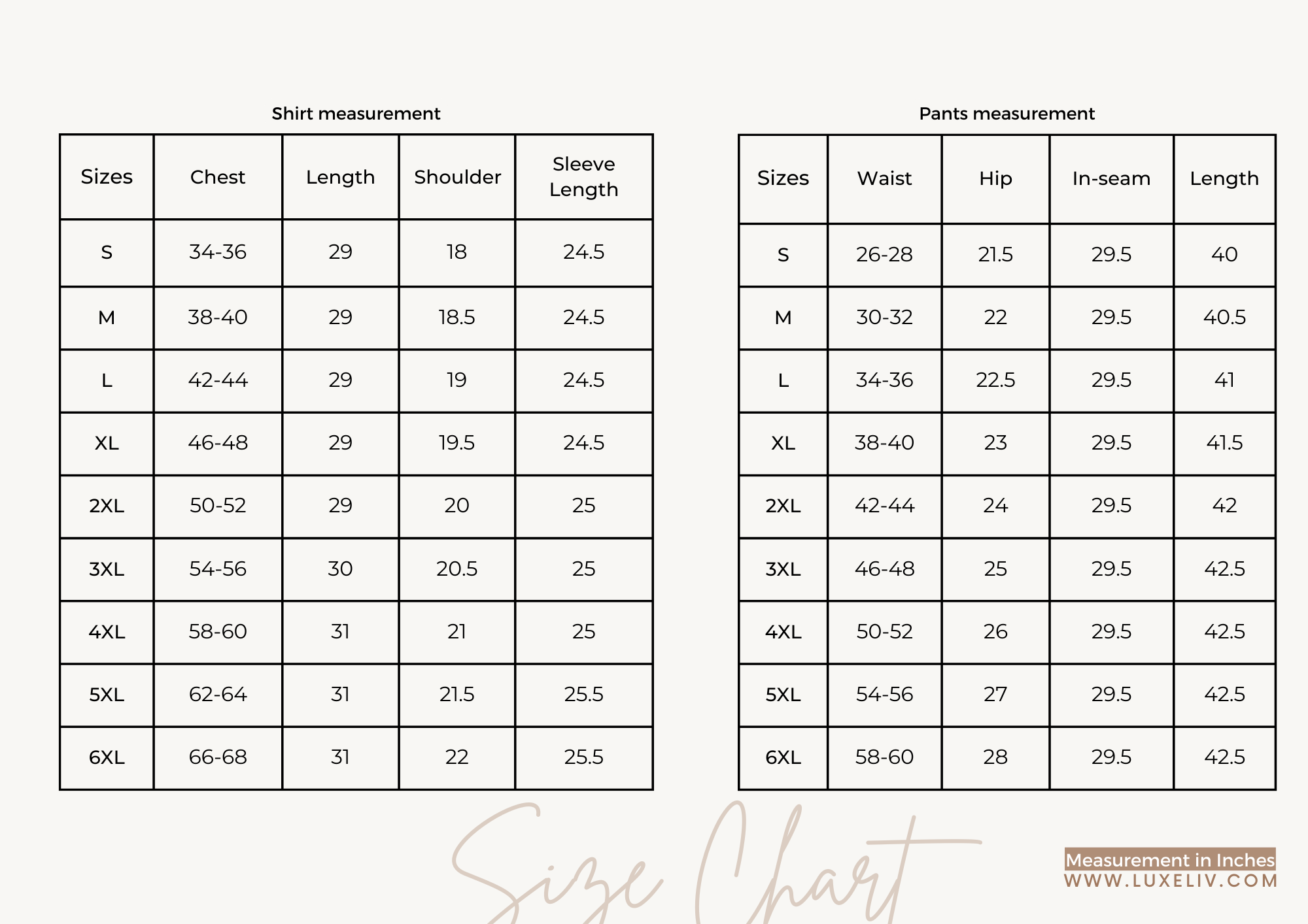Prestige Red | Red & Black Oxford Checks Loungewear Set-size chart
