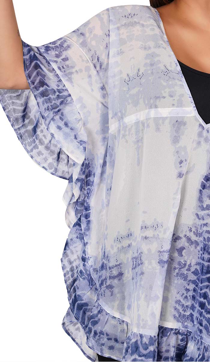 Tie-Dye-Kaftan-Style-Top-Swimsuit-Cover-Ups-V-Neck-Coverup-Beach-Dress
