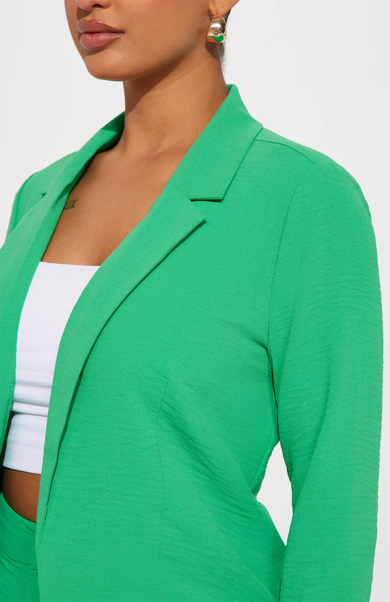Evergreen Luxe Blazer Short Set | Power Suit | Luxeliv Men