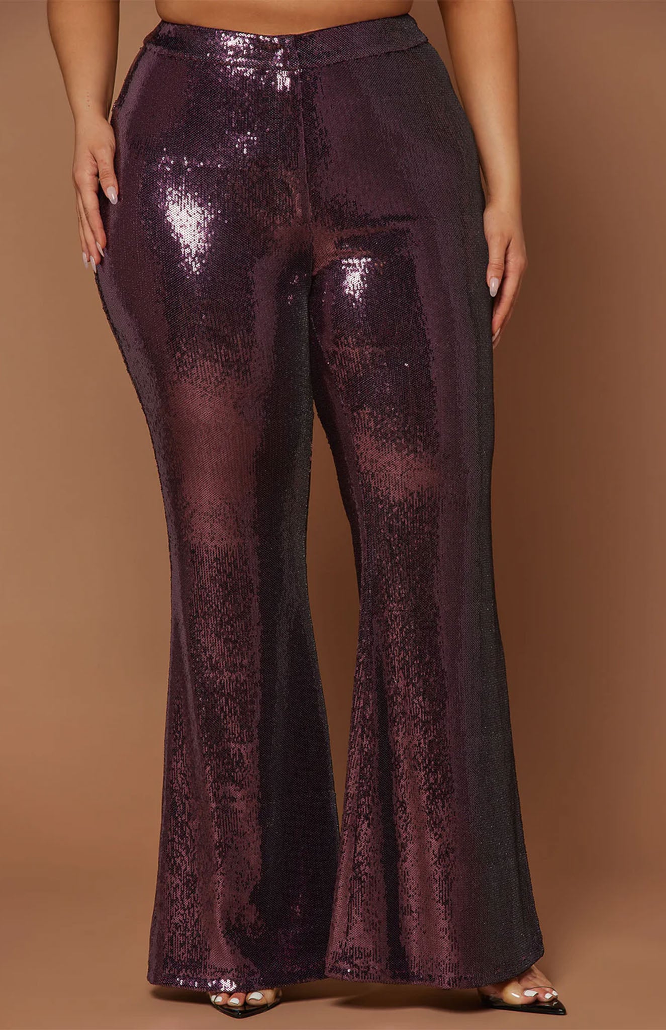Plum Perfection Power Suit | Wine sequence Blazer Set | Luxeliv women