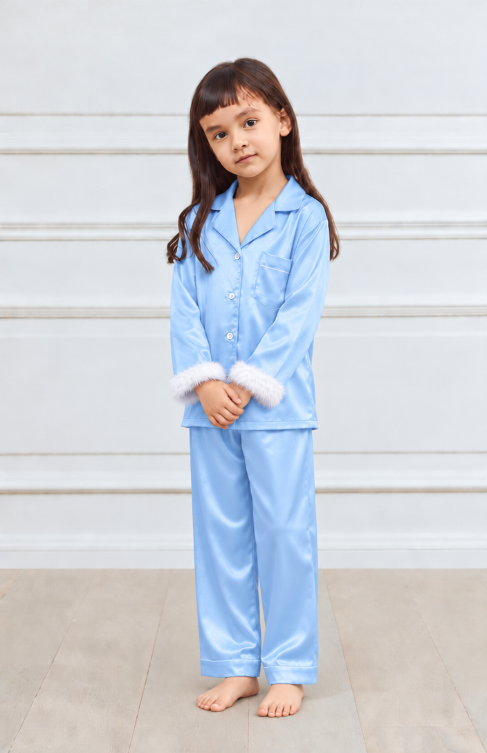 Princess Jasmine – Kids Fur Satin Loungewear