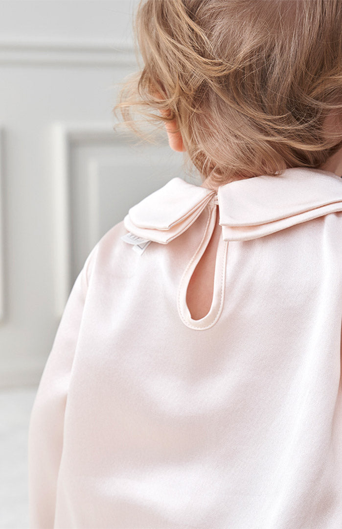 Twinkle Tuck Romper | Satin Kids Wear