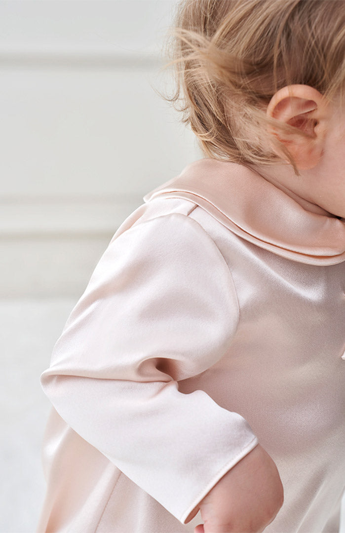 Twinkle Tuck Romper | Satin Kids Wear