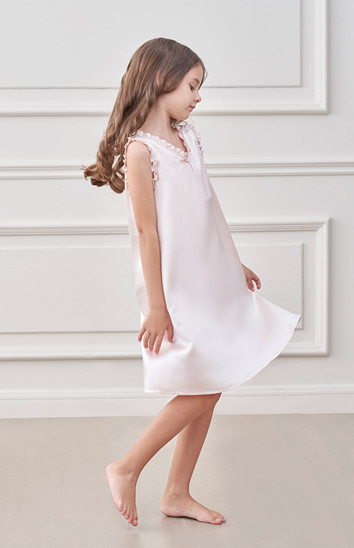Angel Dress – Premium Satin Nightwear for Girls