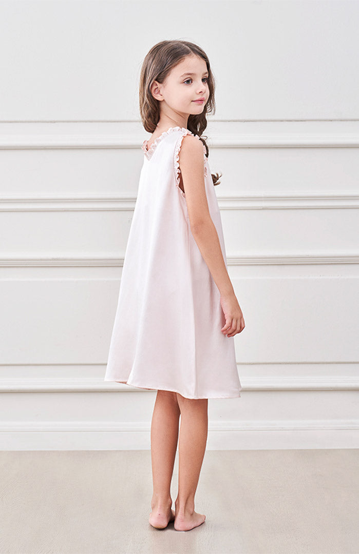 Angel Dress – Premium Satin Nightwear for Girls