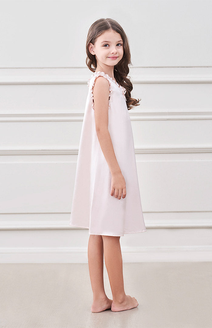 Angel Dress – Premium Satin Nightwear for Girls