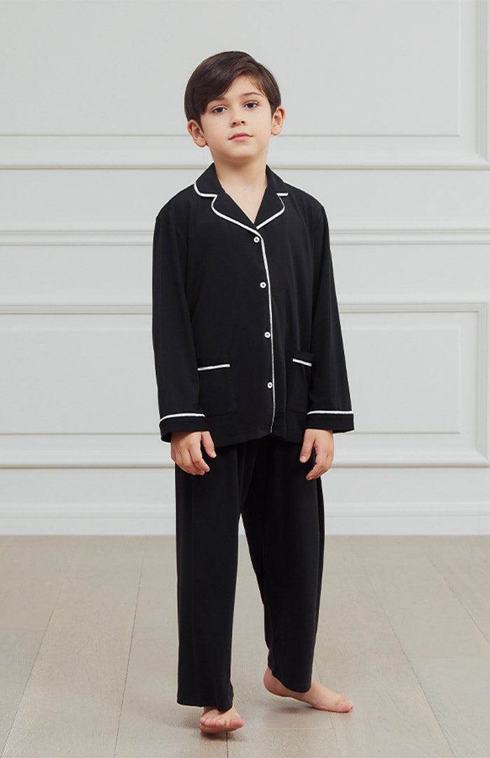 Midnight Cloud Kids PJ Set | Luxe Unisex Sleepwear