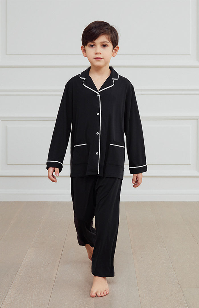 Midnight Cloud Kids PJ Set | Luxe Unisex Sleepwear