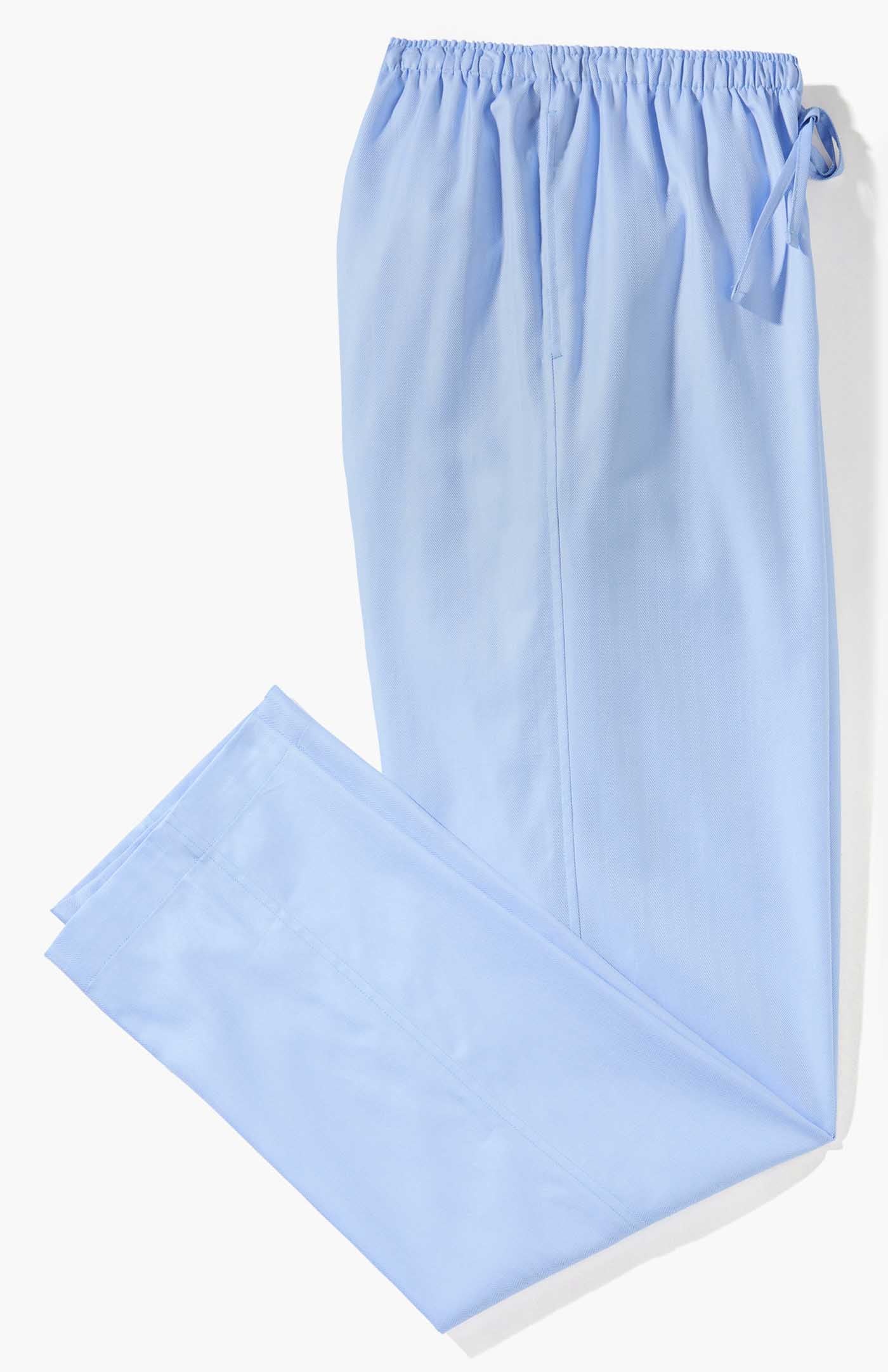 Blue Pants | Cotton Linen Blend