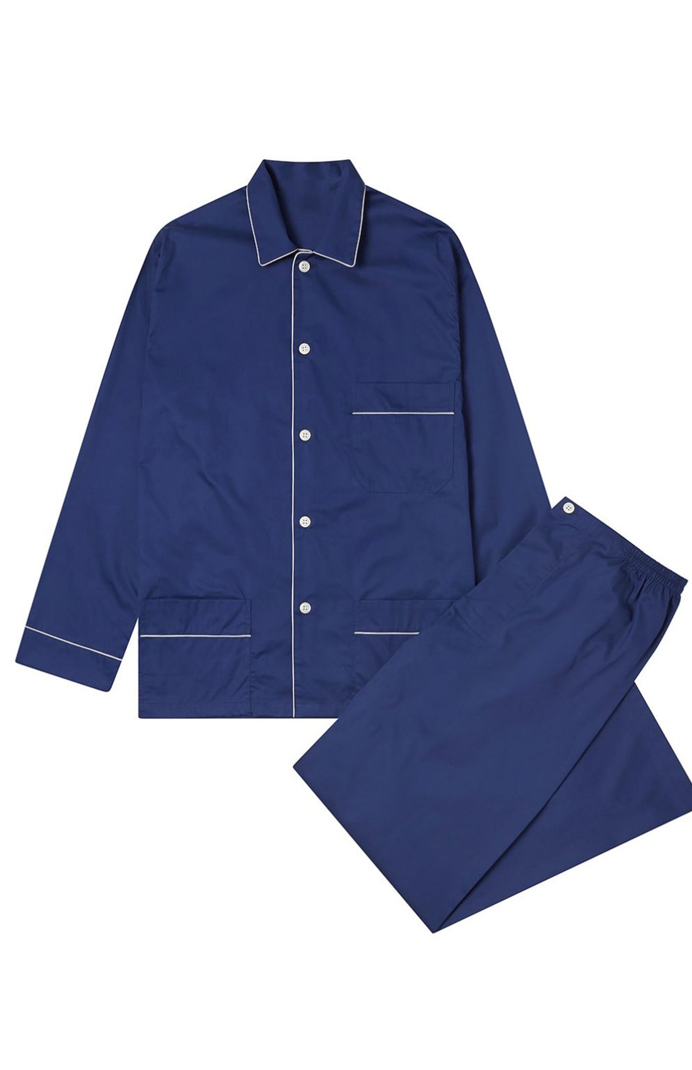 Navy Night | Navy Blue Lounge Wear Set | 100% Cotton