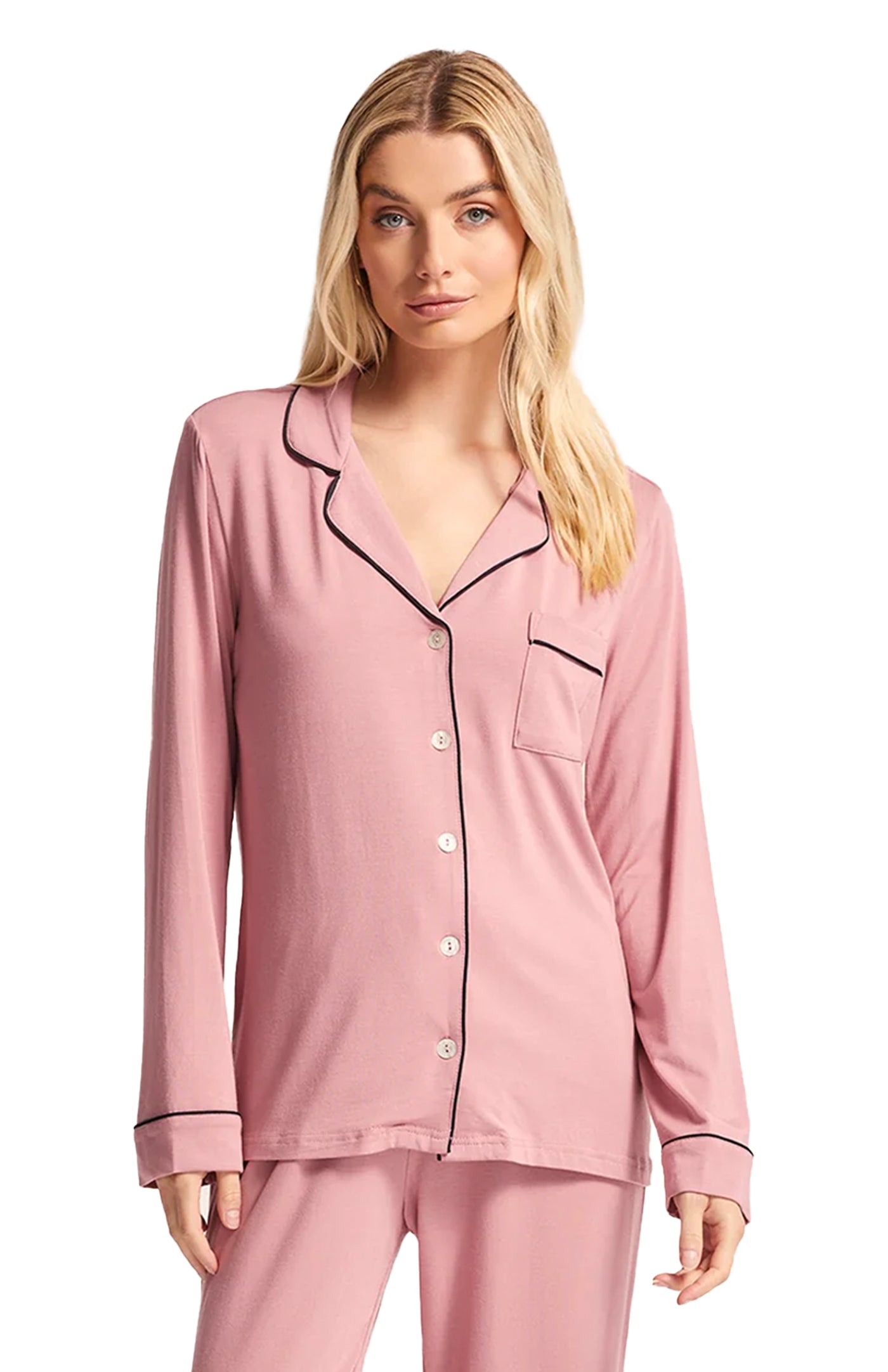 Pink & Black | Cotton Loungewear Set