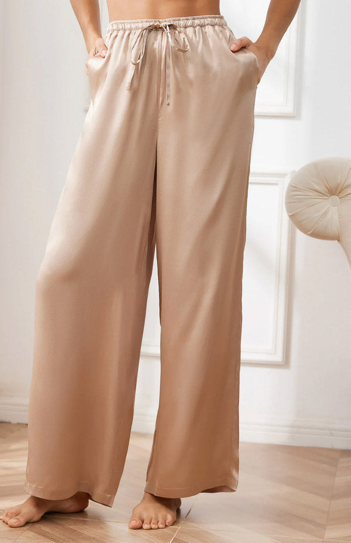 Gold Satin Drape | Comfort Lounge Pyjamas
