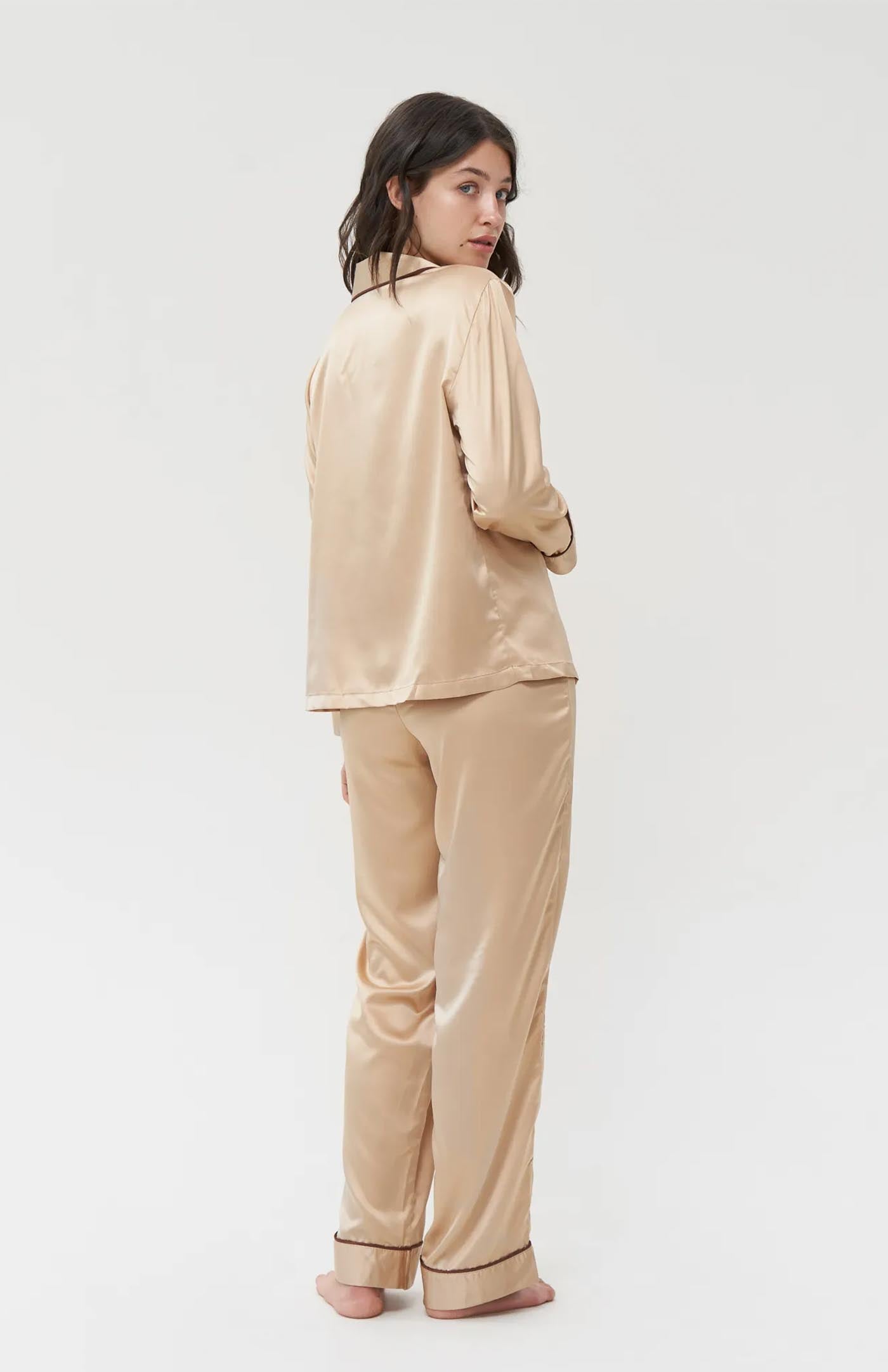 Golden Aura Loungewear | Gold Wedding Loungewear