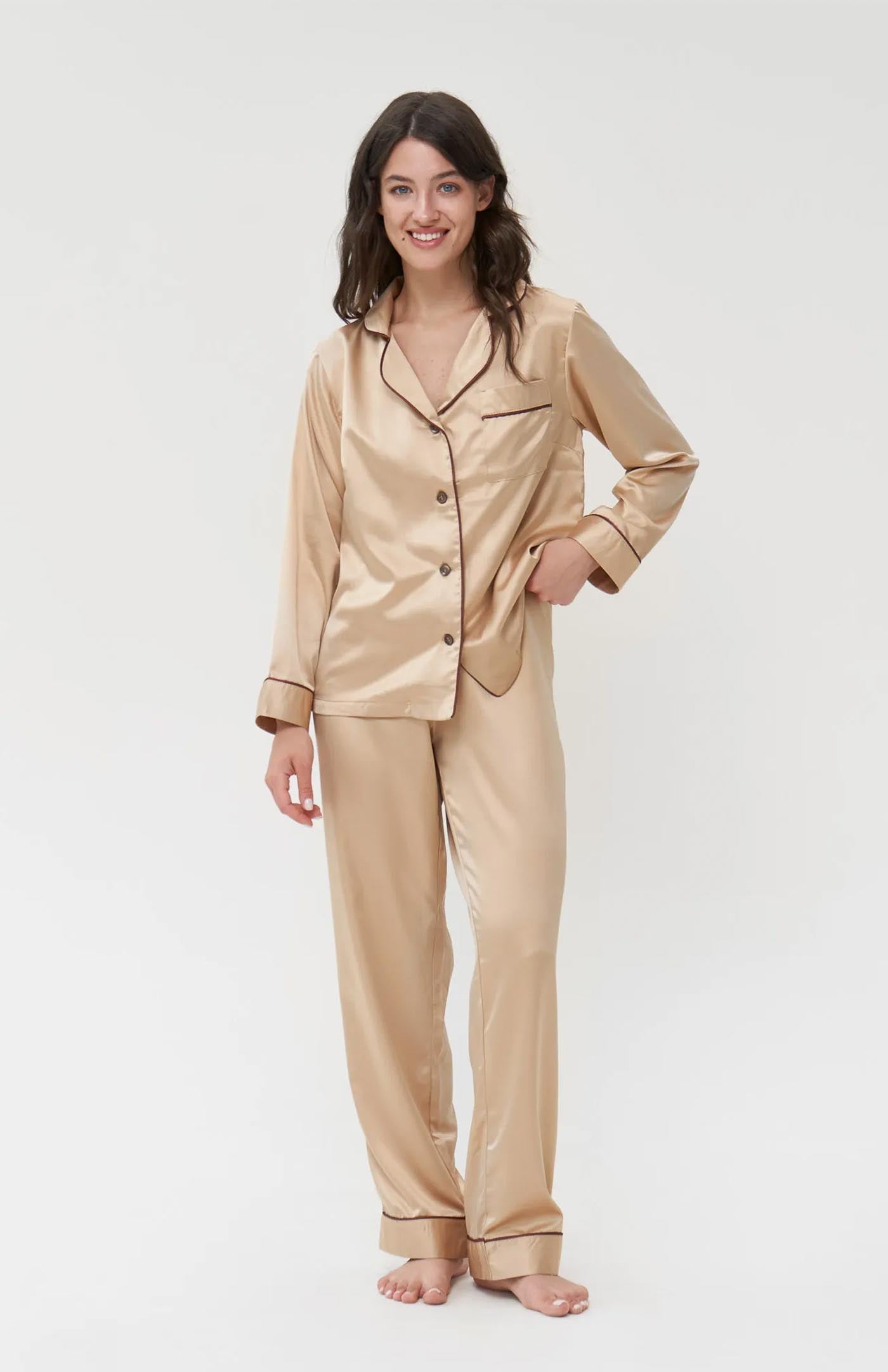 Golden Aura Loungewear | Gold Wedding Loungewear