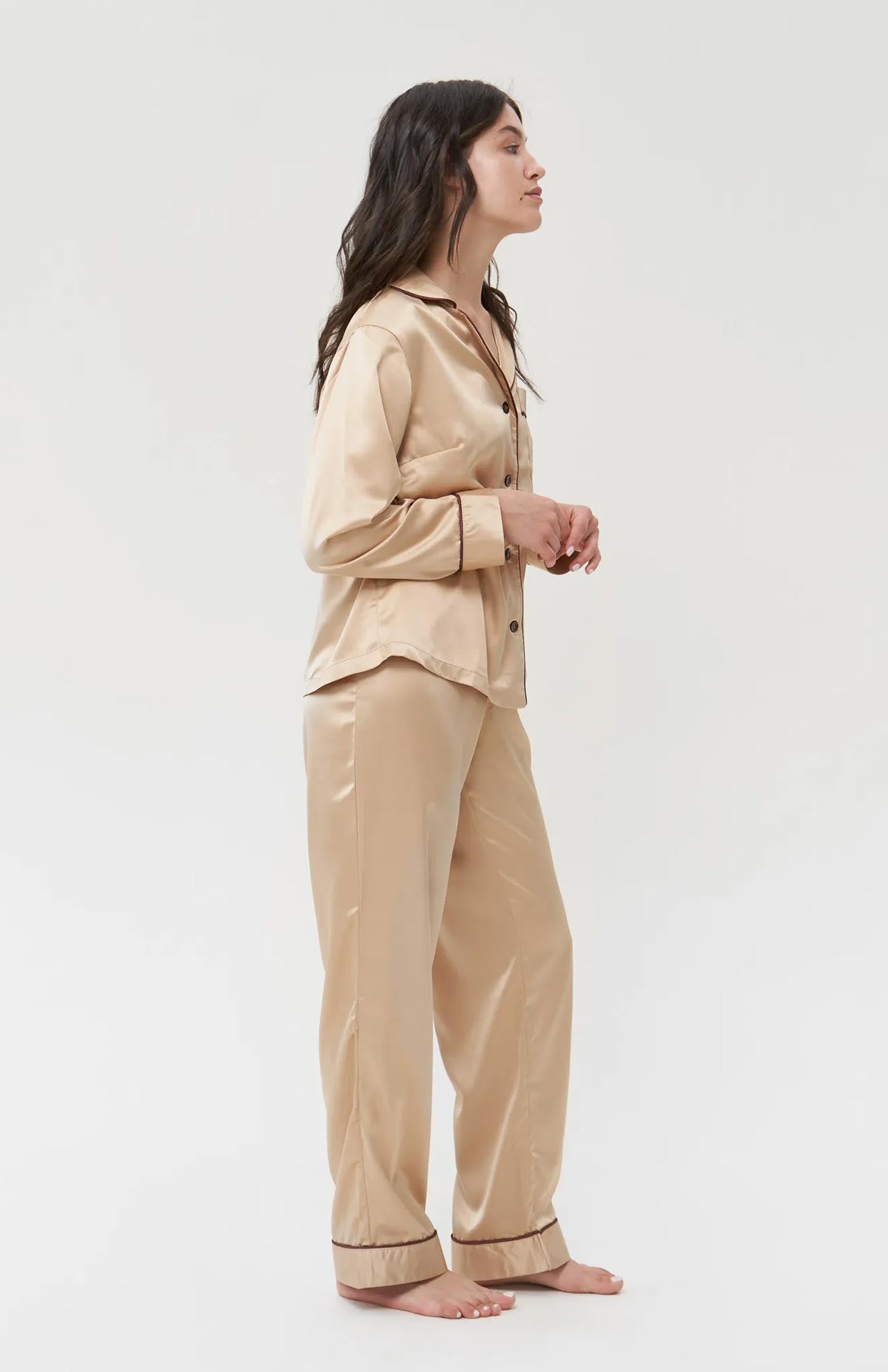 Golden Aura Loungewear | Gold Wedding Loungewear