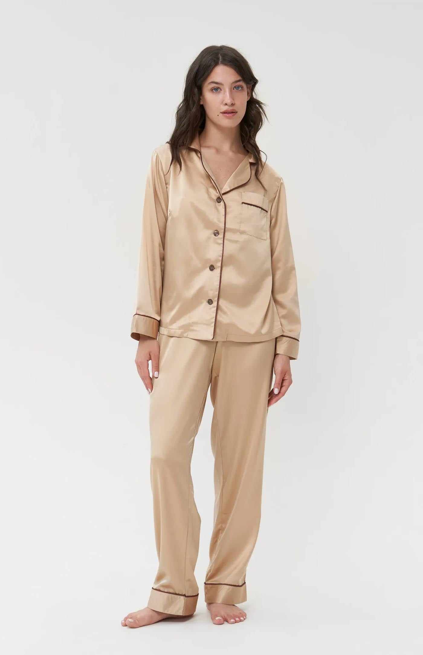 Golden Aura Loungewear | Gold Wedding Loungewear