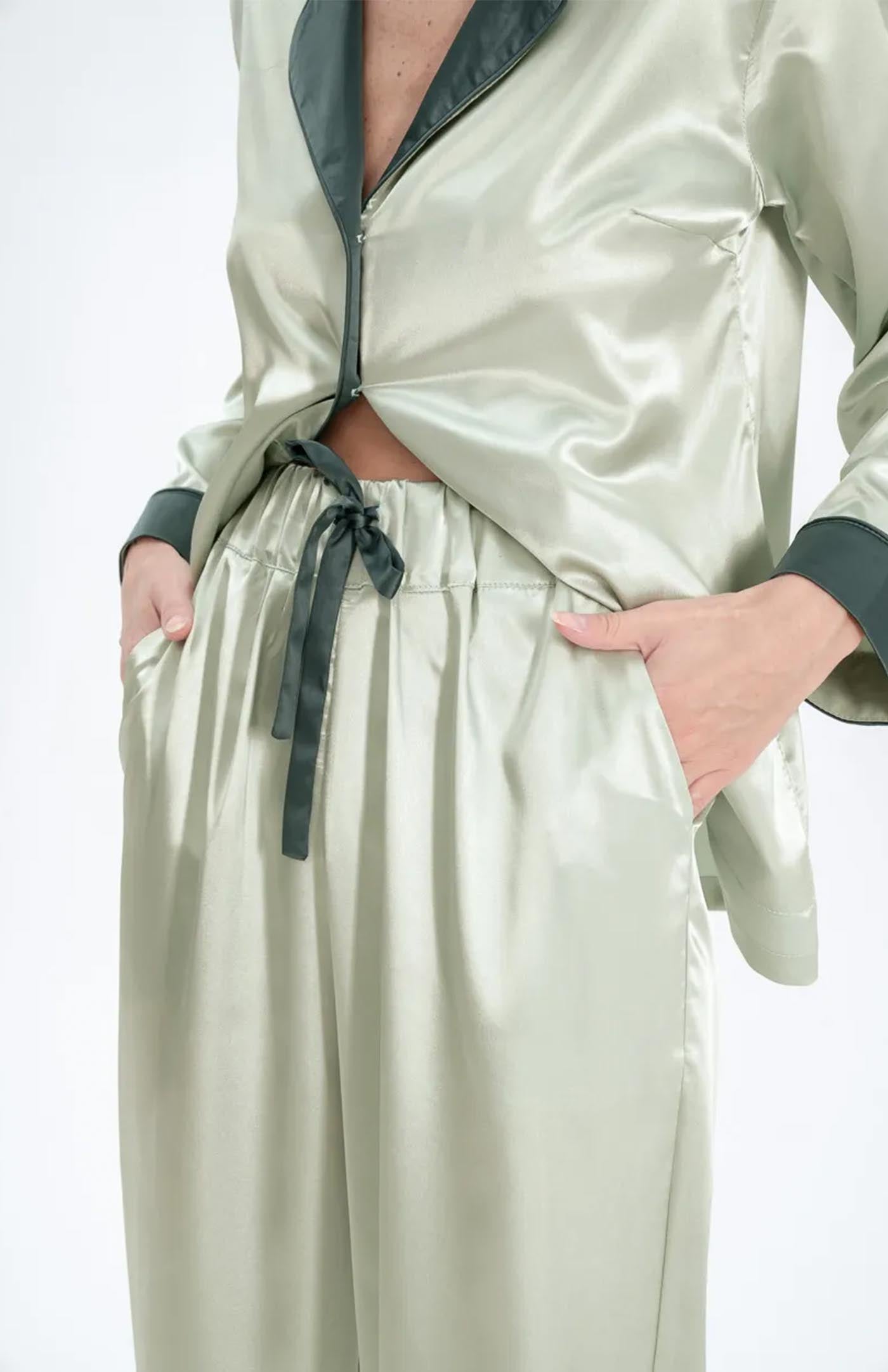 Green Goddess | Ivory Bridal Loungewear
