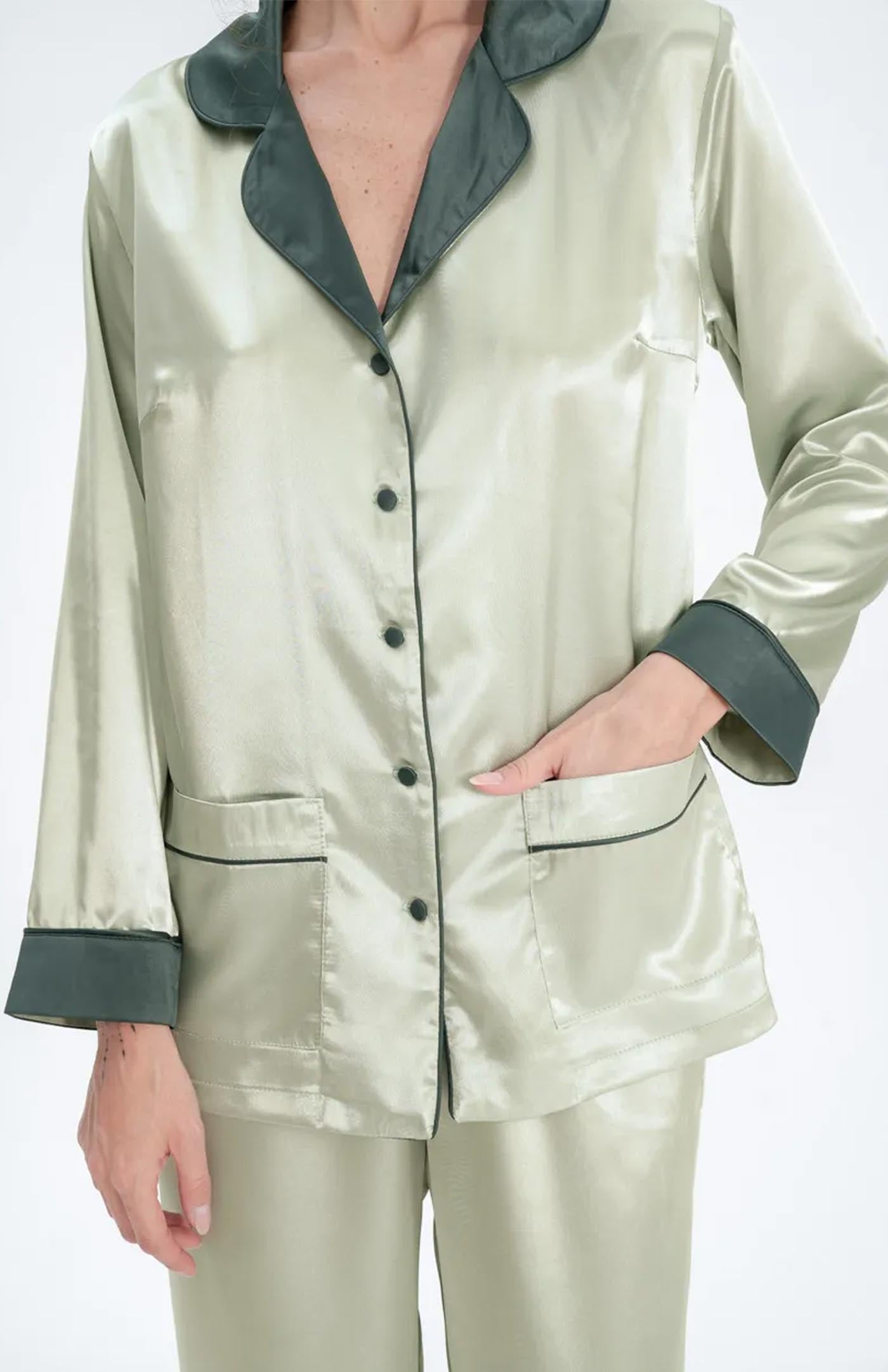 Green Goddess | Ivory Bridal Loungewear