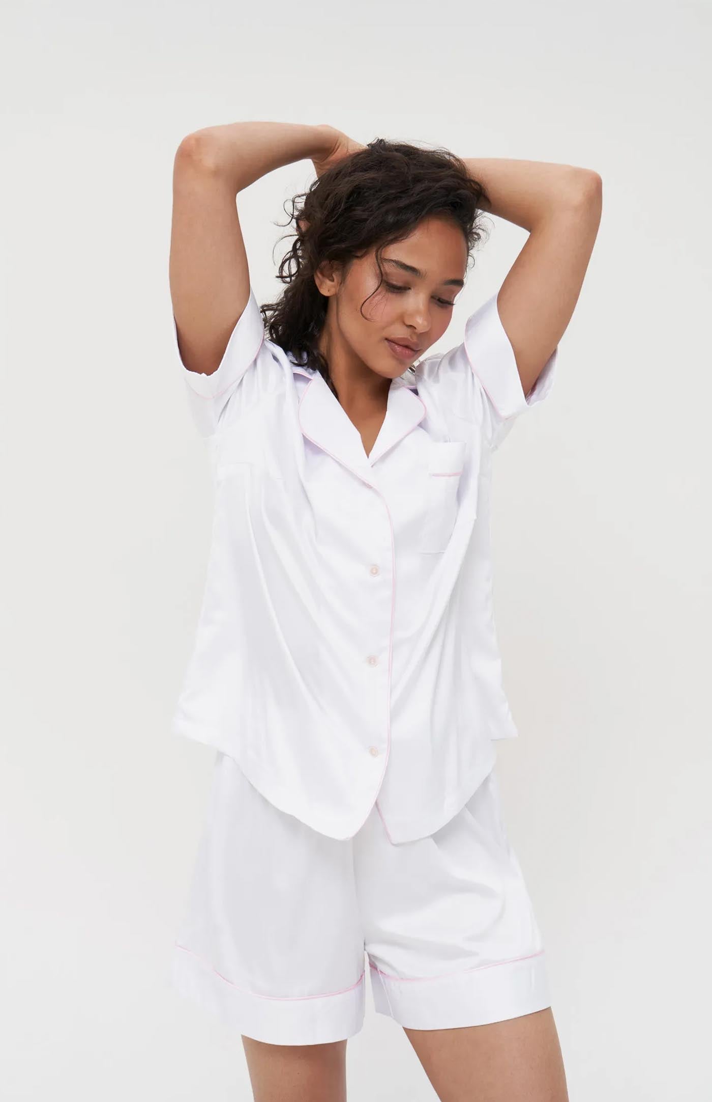 Angel's Touch Lounge | White Bridal Loungewear
