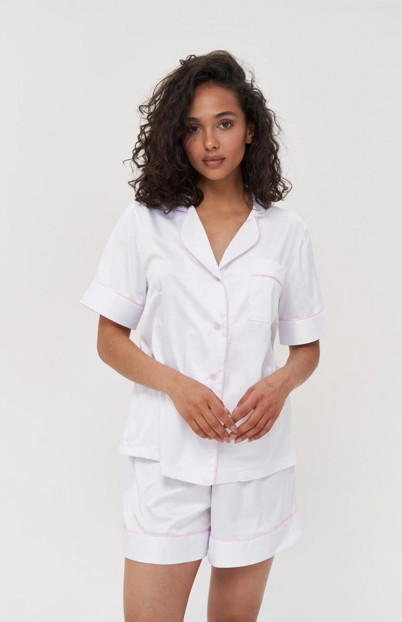 Angel's Touch Lounge | White Bridal Loungewear