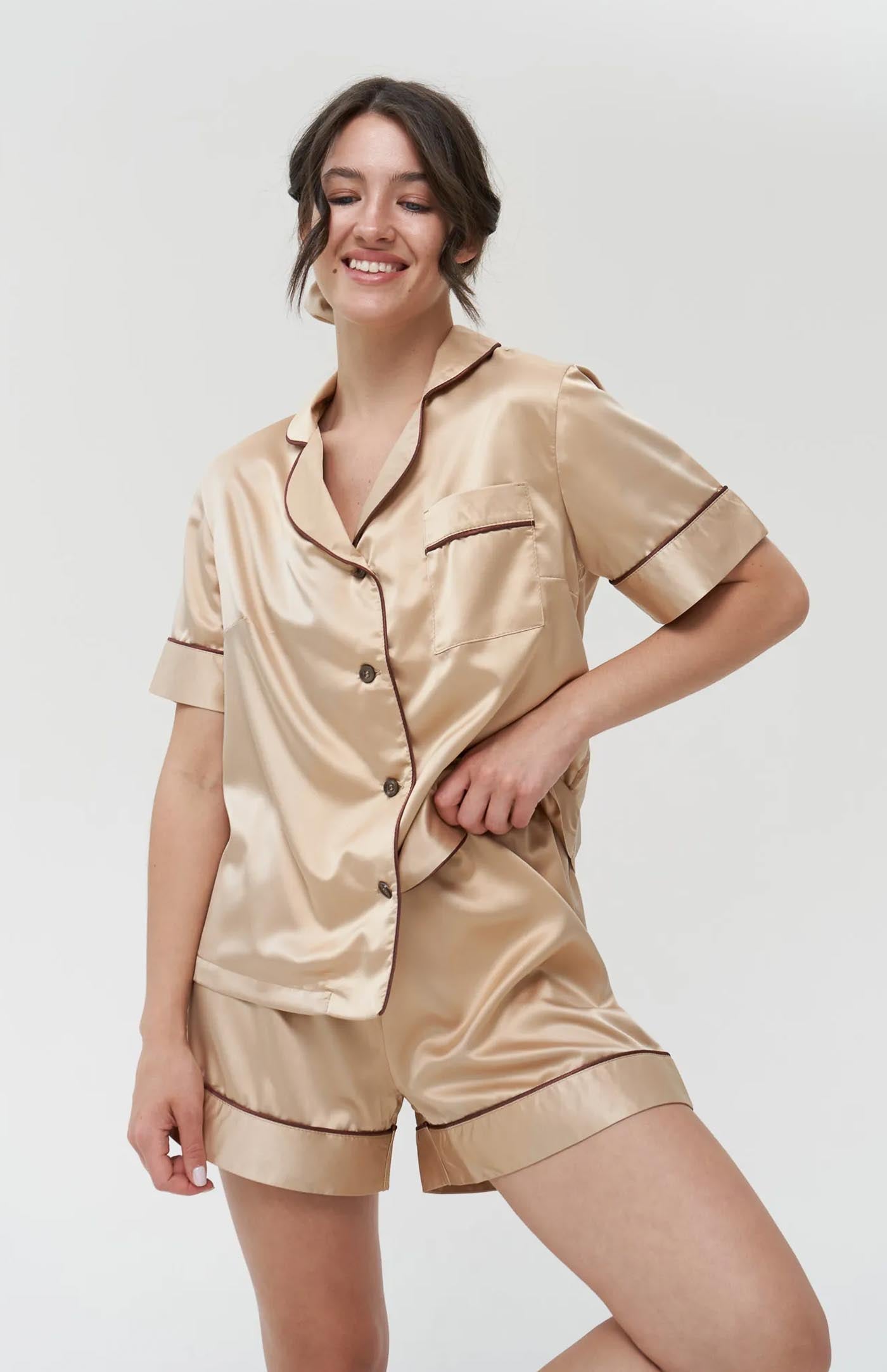 Golden Goddess | Gold Bridal Loungewear