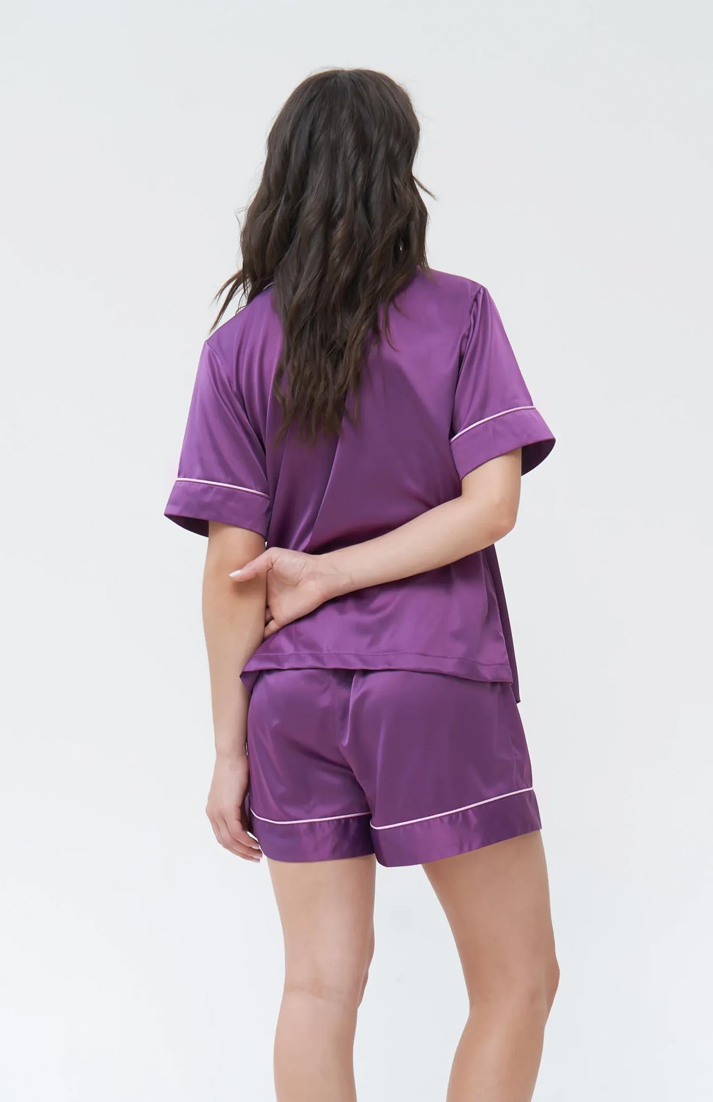 Purple Elegance | Purple Bridal Loungewear