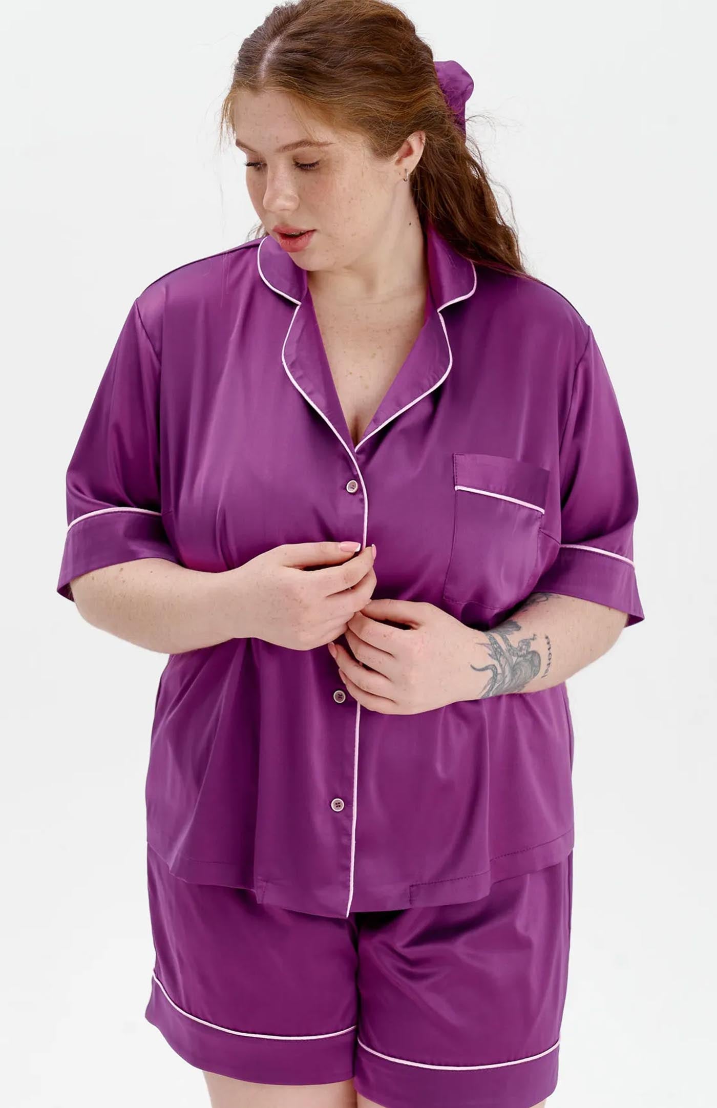 Purple Elegance | Purple Bridal Loungewear