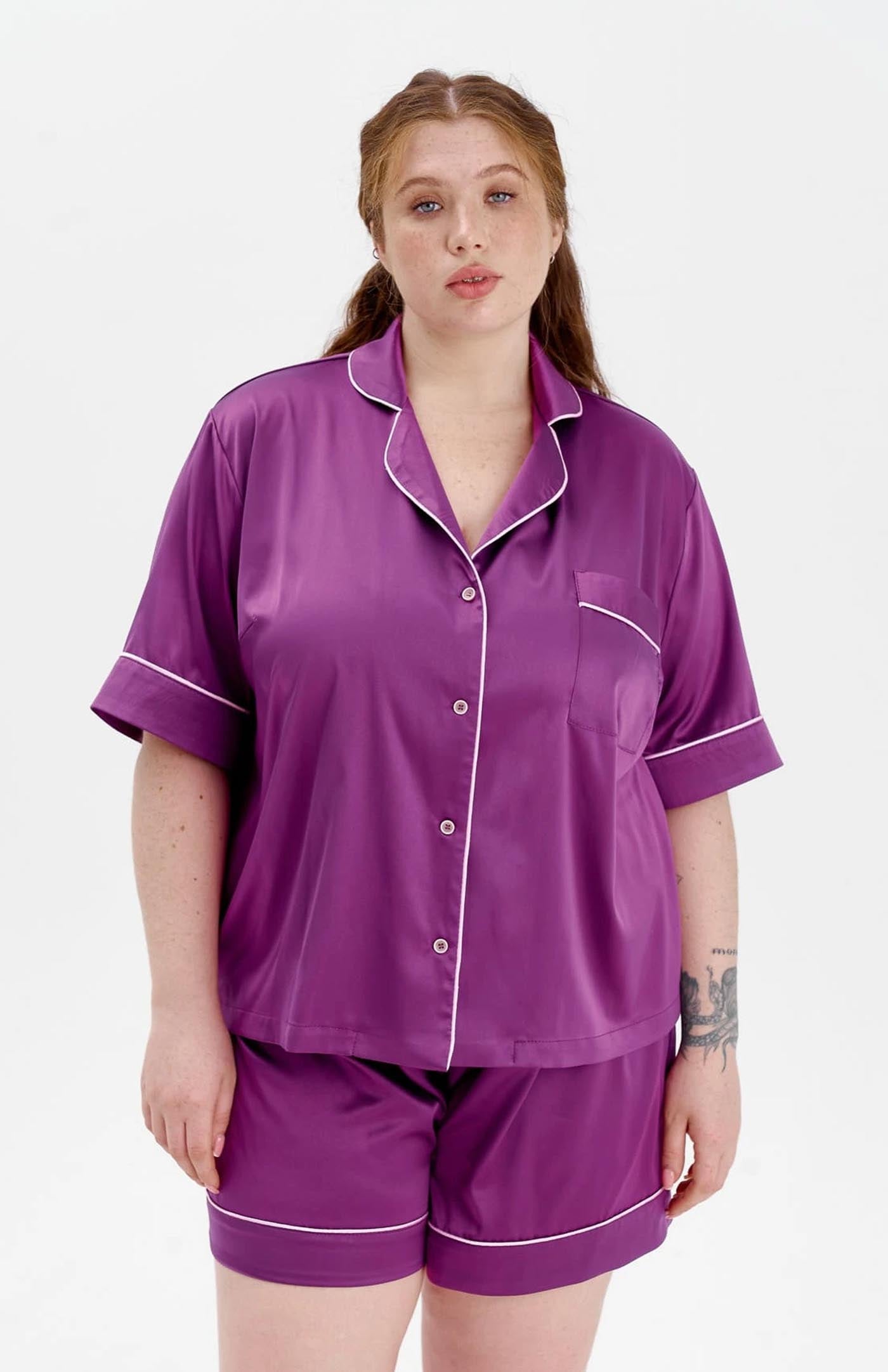 Purple Elegance | Purple Bridal Loungewear