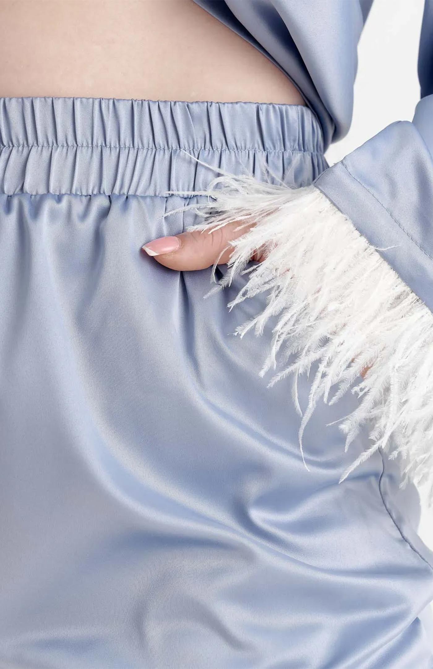 Celestial Bride | Baby Blue Bridal Loungewear