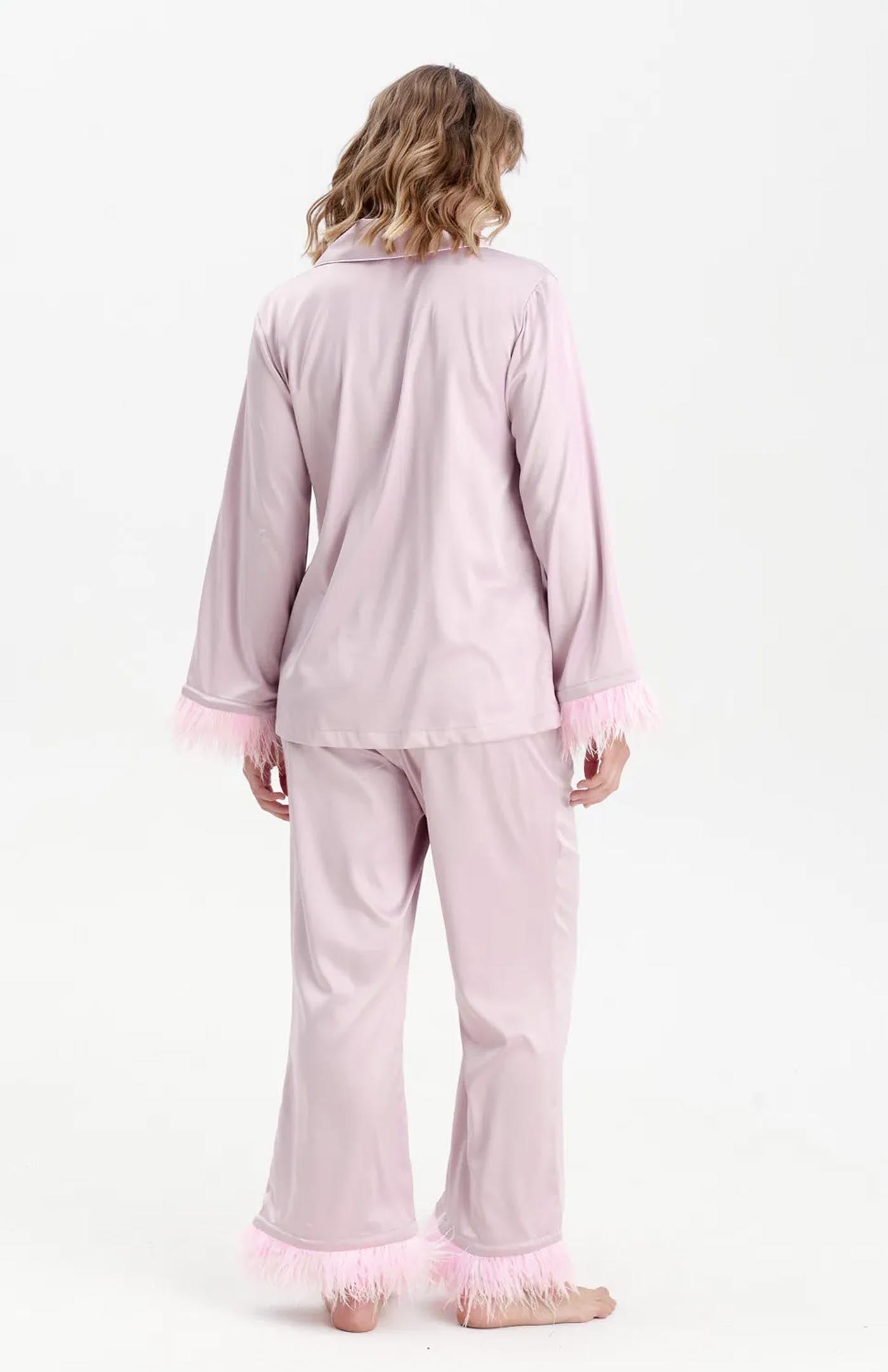 Bridal Lavender Bliss | Lavender Feather Bridal Loungewear