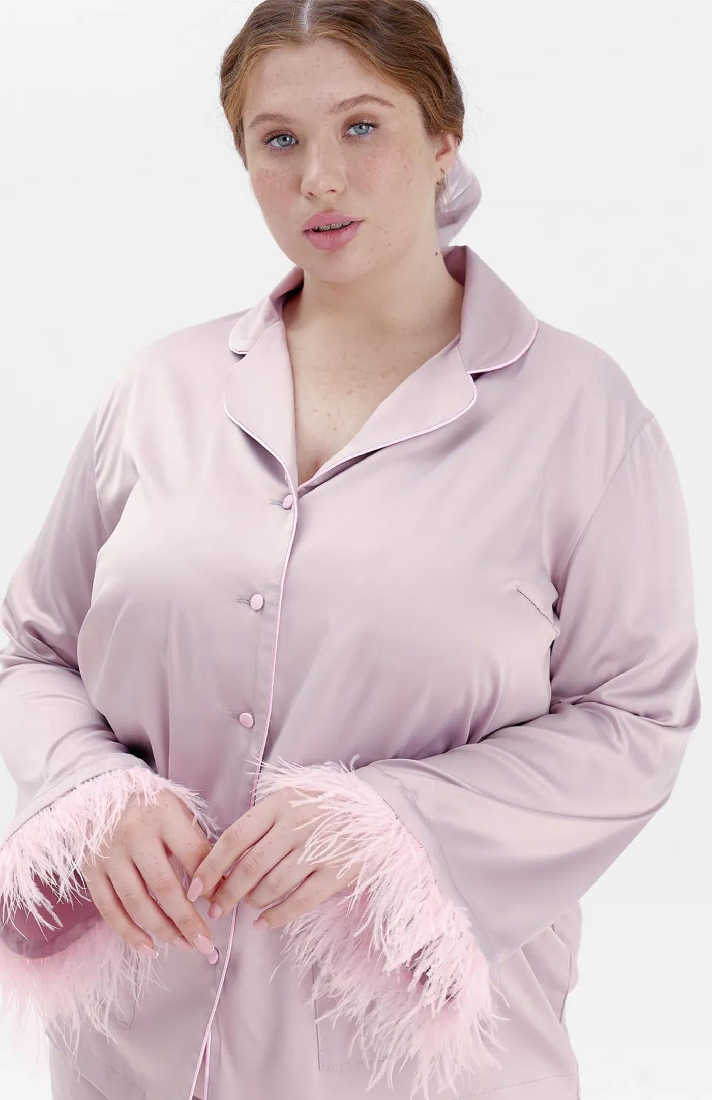 Bridal Lavender Bliss | Lavender Feather Bridal Loungewear