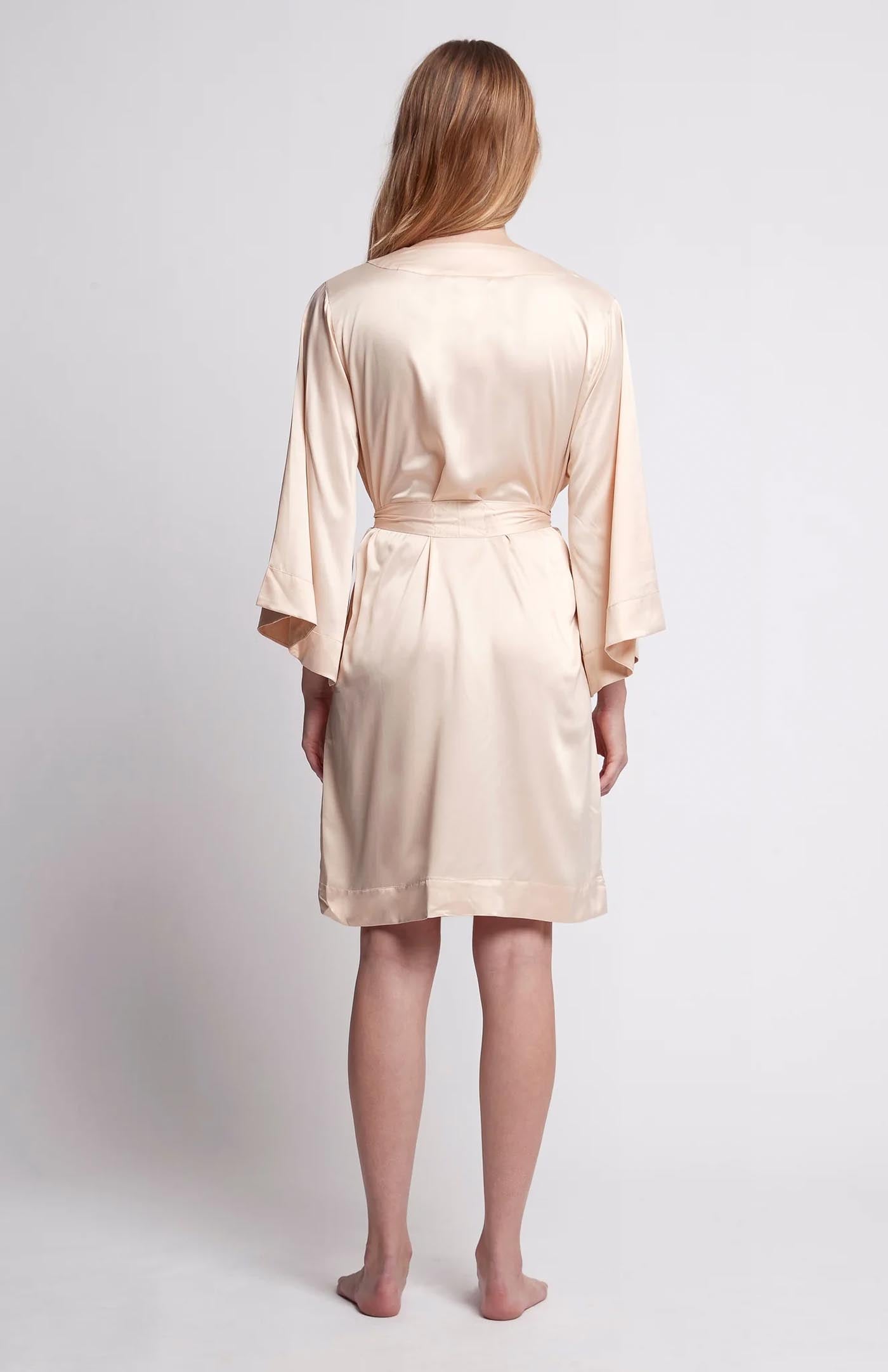 Golden Girl | Gold Satin Robe