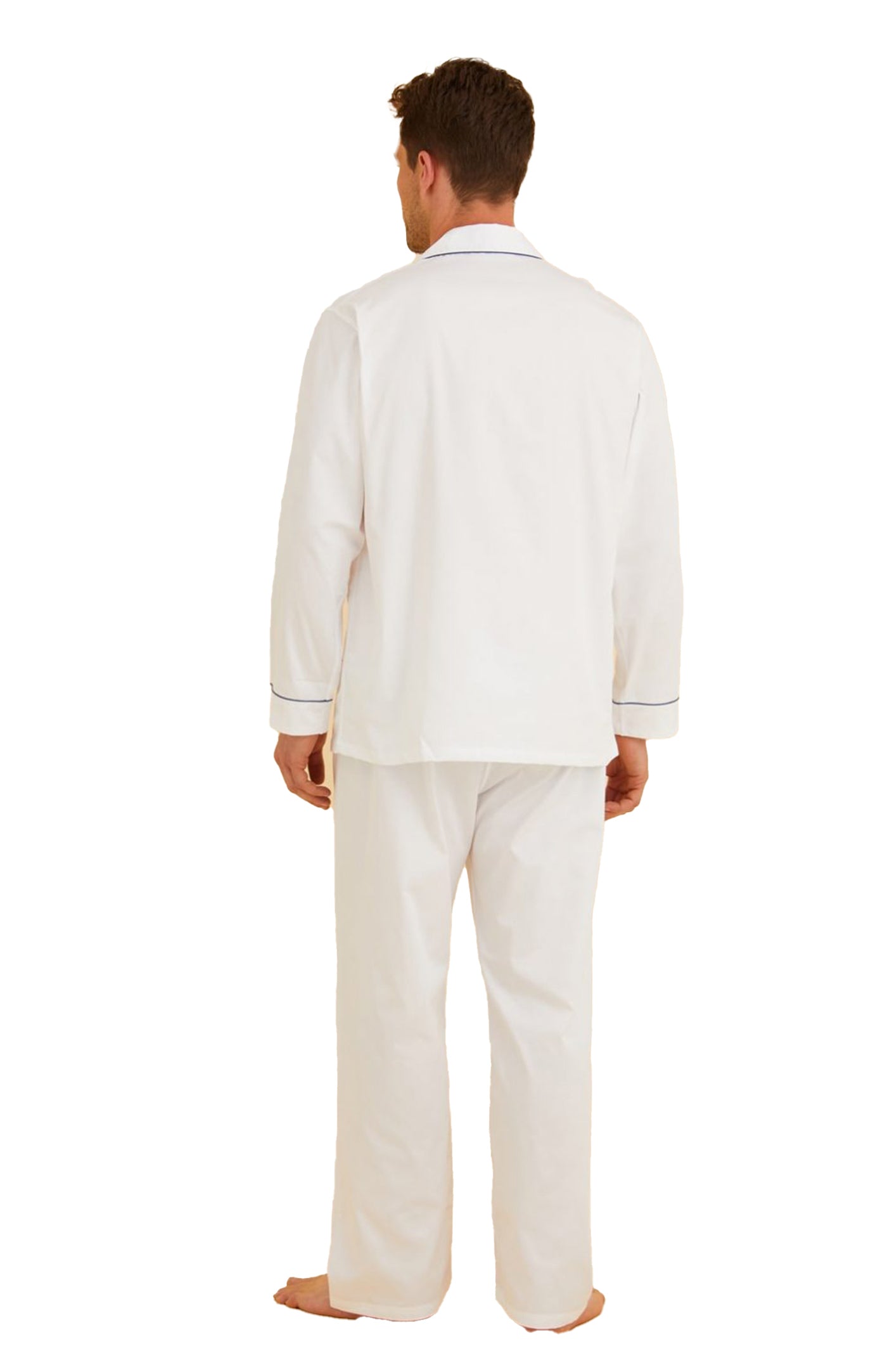 Arctic Frost with blue detail | Loungewear Set | 100% Cotton