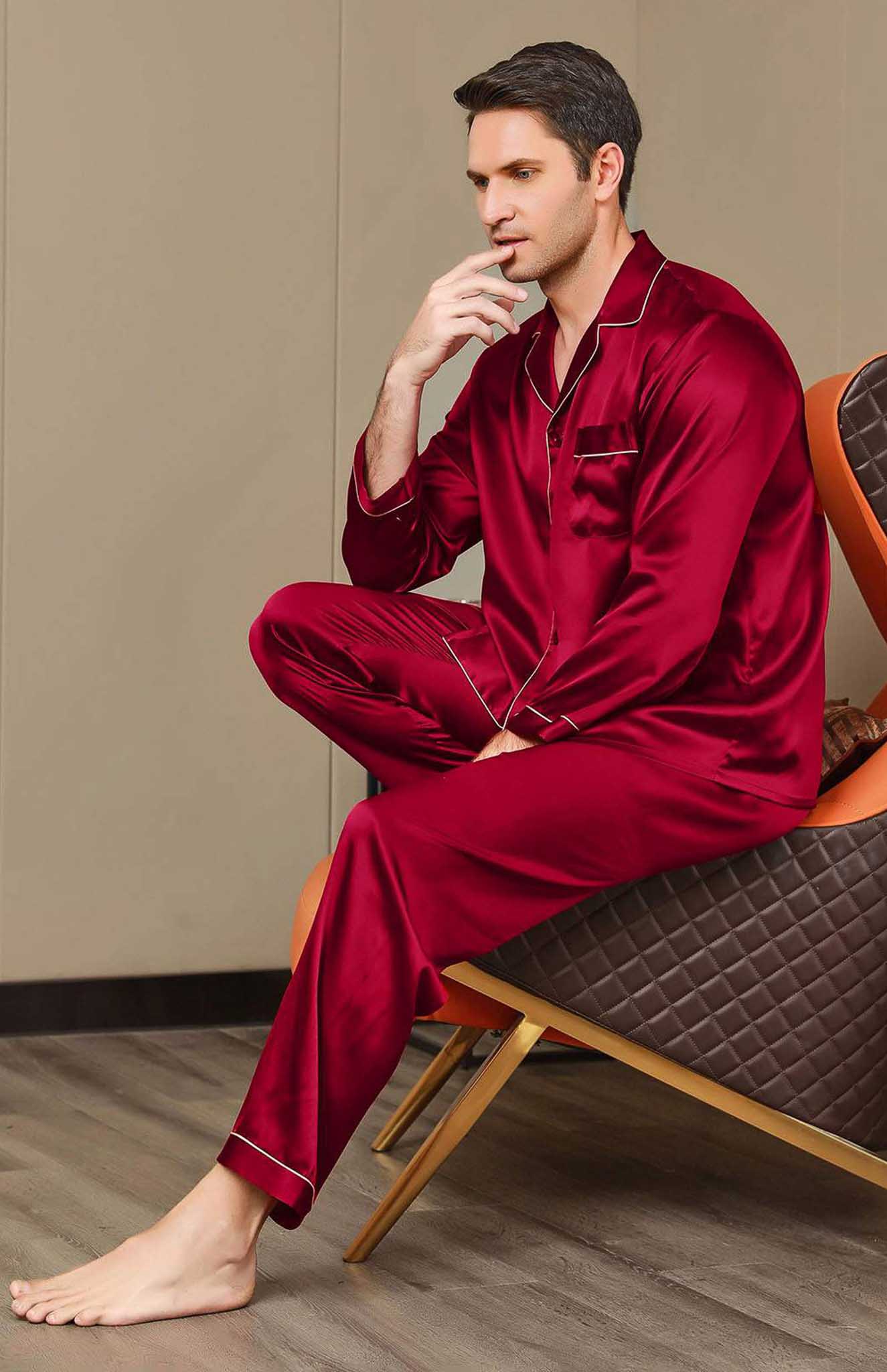 Regal Red | RED SATIN LOUNGEWEAR SET