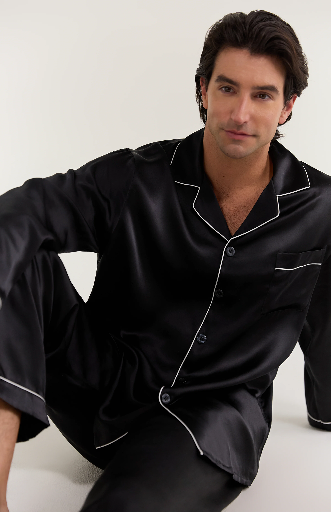 Black Reserve | Armani Satin Set