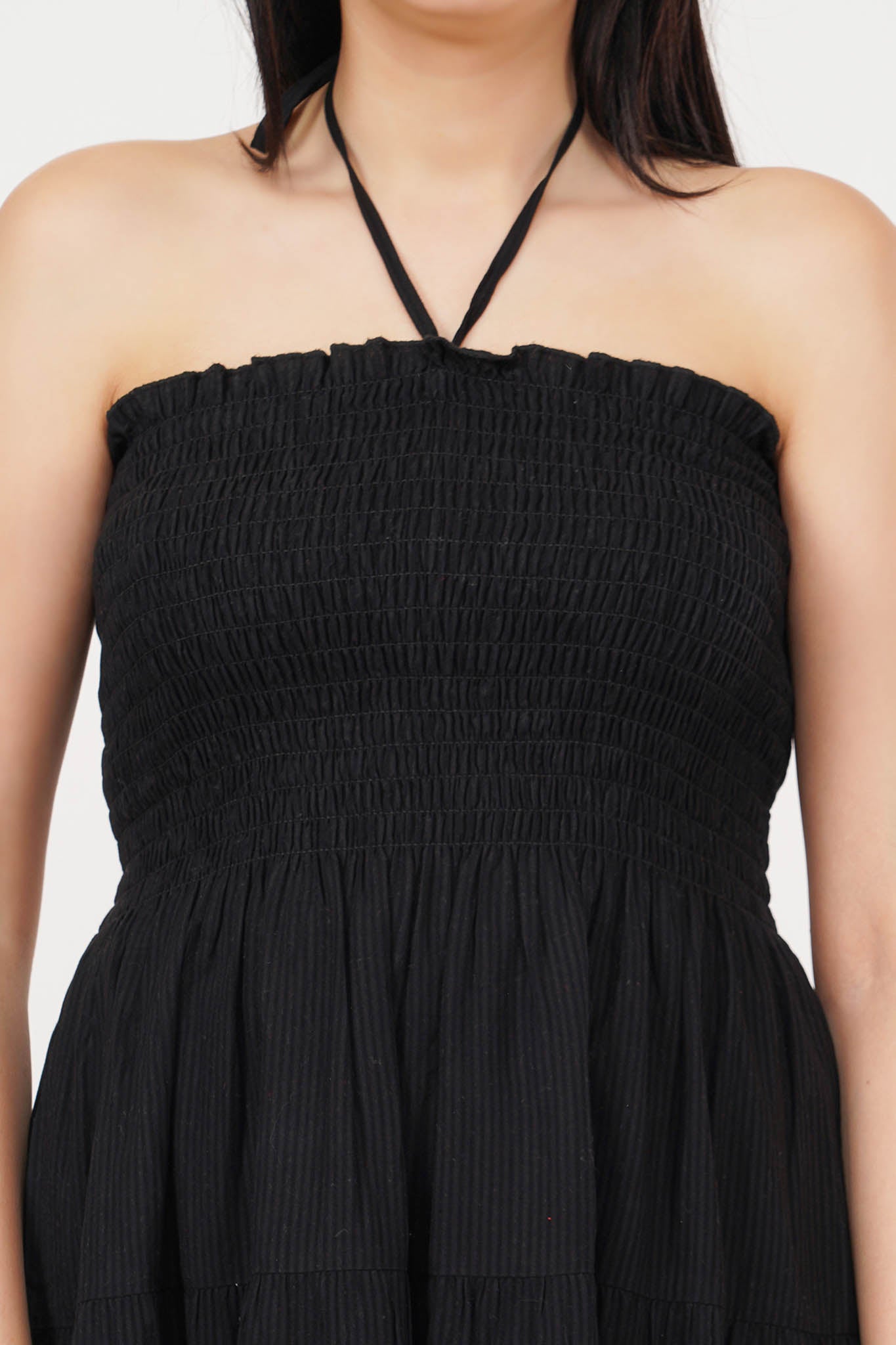 LBD | Black Cotton Summer Dress