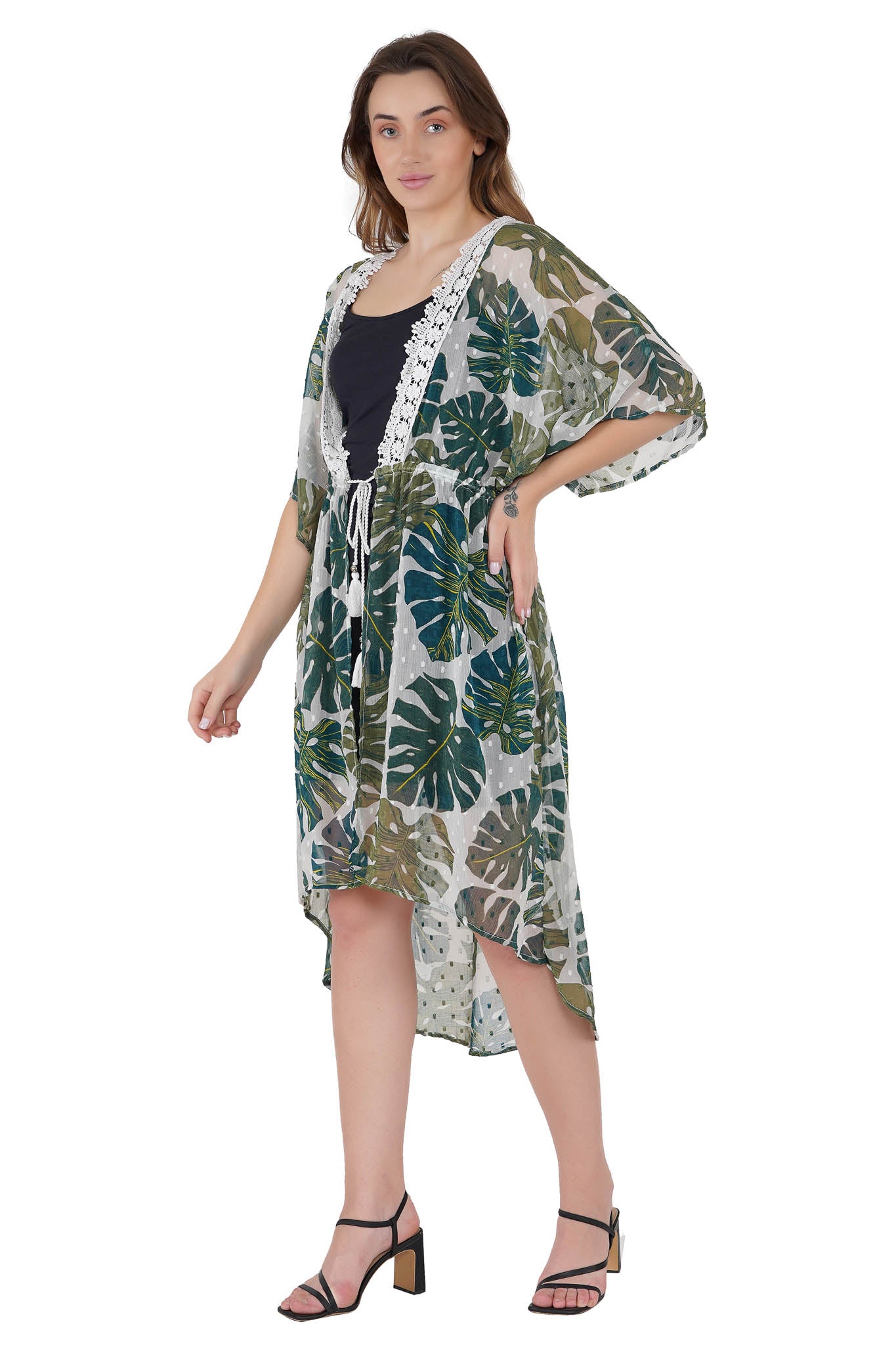 Bahama Mama Kaftan Swim Cover-Up Beach Dress