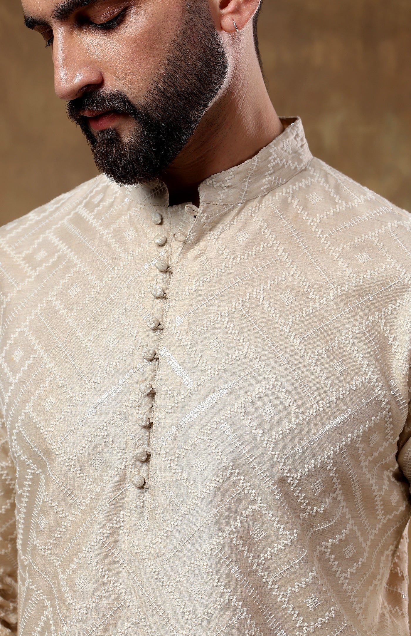 Khadi Kaarigar | Chanderi Cotton Silk Kurta