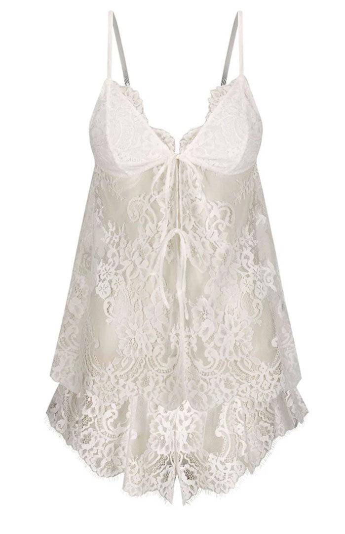 Eternal Desire | Black Satin & Lace Luxury Nightwear