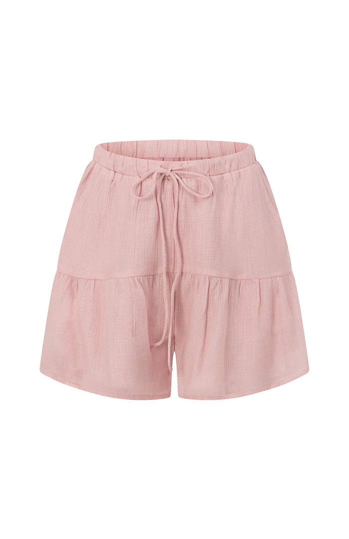 Lola Daisy Pink Co-ord Set | Cotton Linen Blend