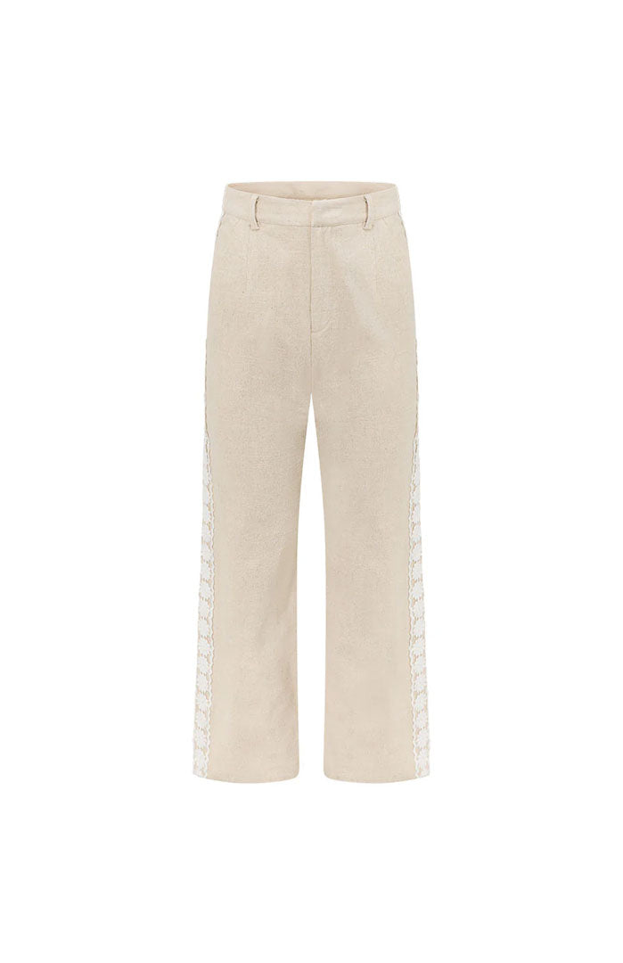 Lizzie Ivory Co-ord Set | Cotton Linen Blend