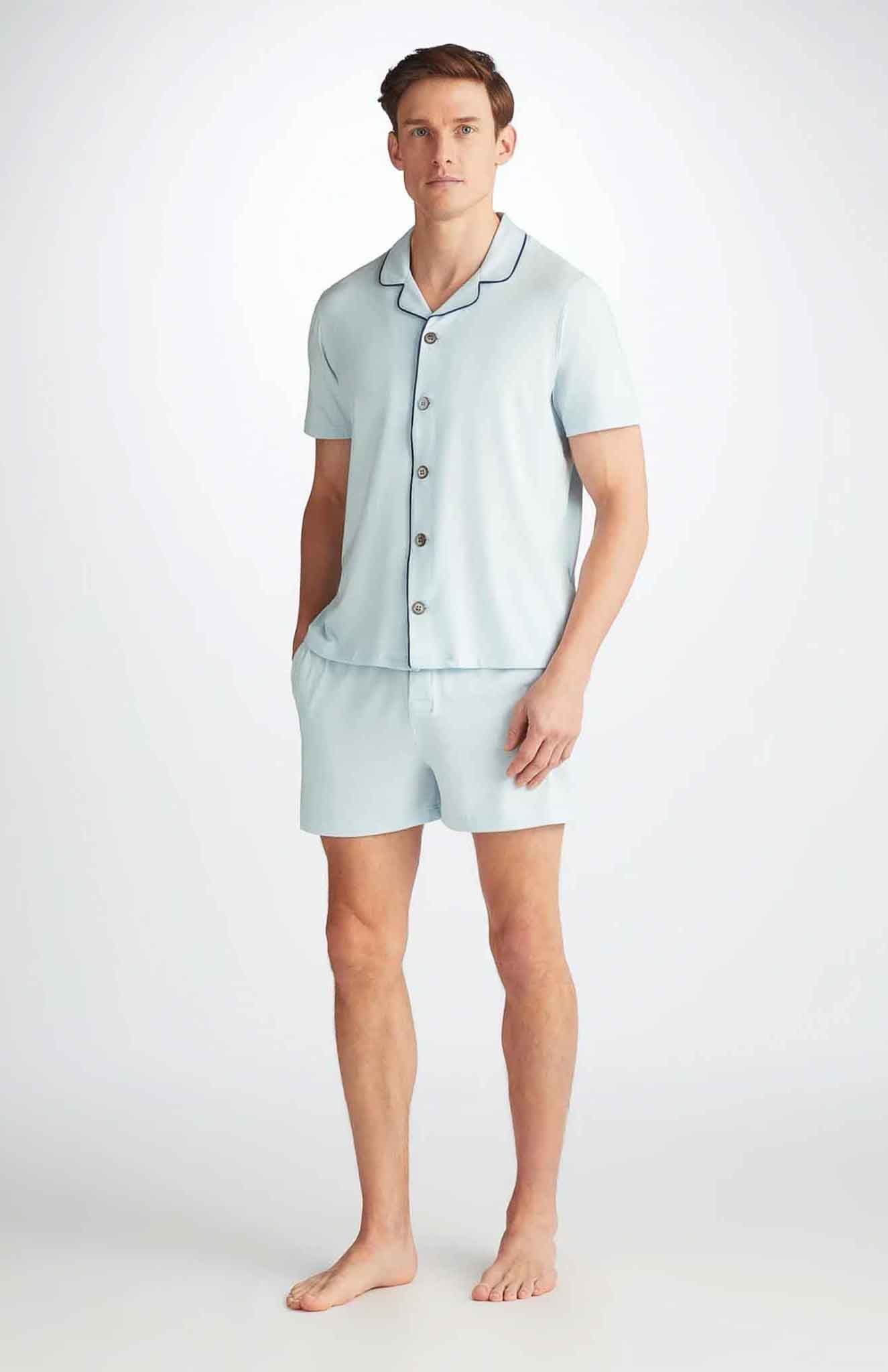 Azure Sky | Sky Blue Modal Loungewear Set