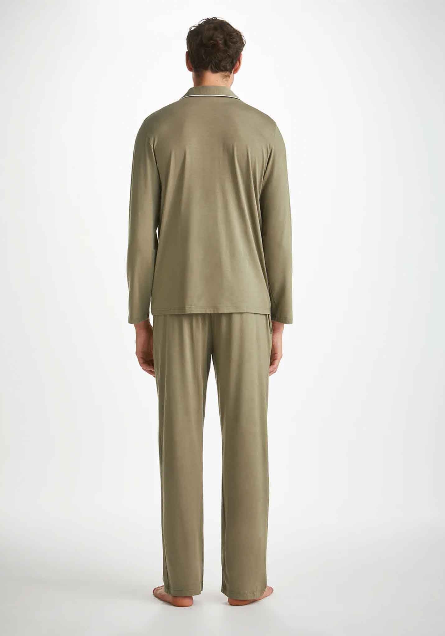 Olive Oasis | Olive Green Modal Loungewear Set