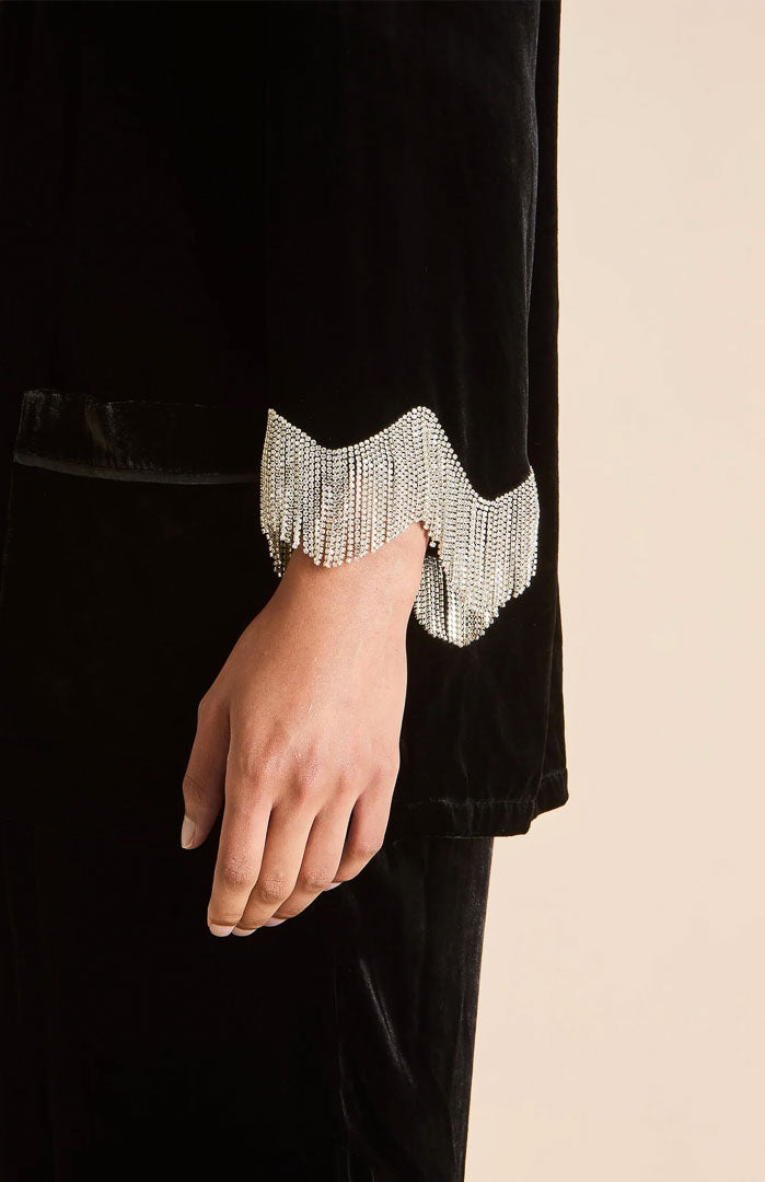 Velours Royale Black Diamond | Velvet Luxe Lounge Set