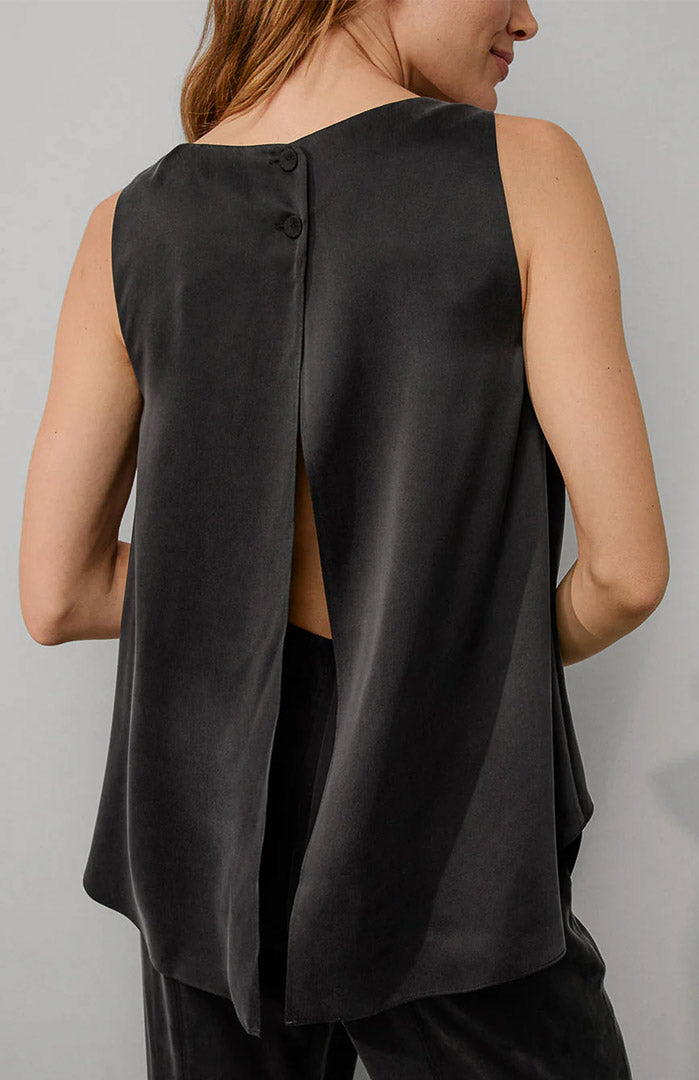 Noir Cascade | Armani Satin Lounge Set