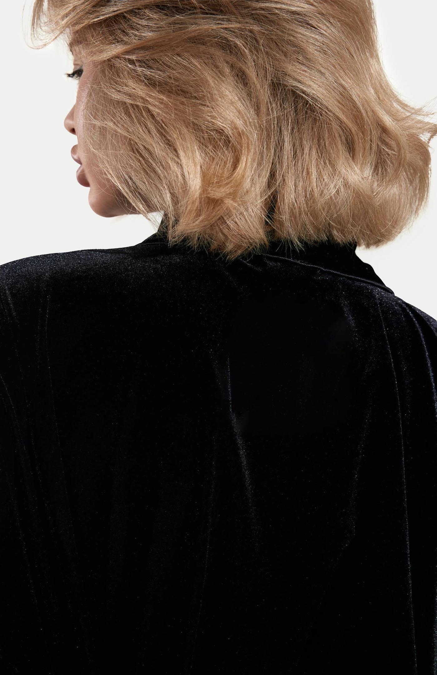 Black Velour Supremacy Kimono Robe