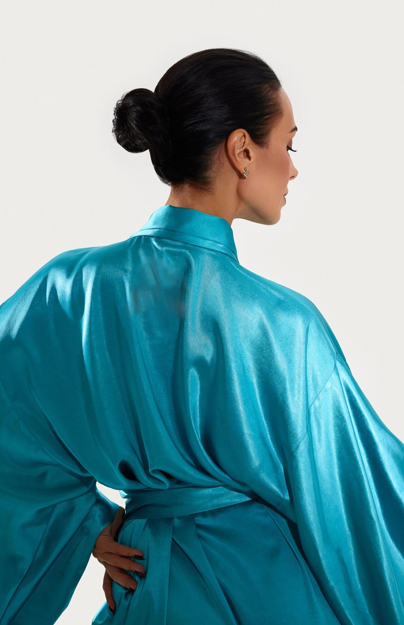 Aqua-tastic Kimono Robe