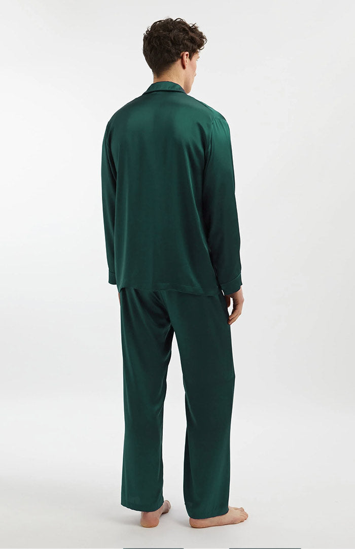 Emerald Green | Satin Loungewear Set