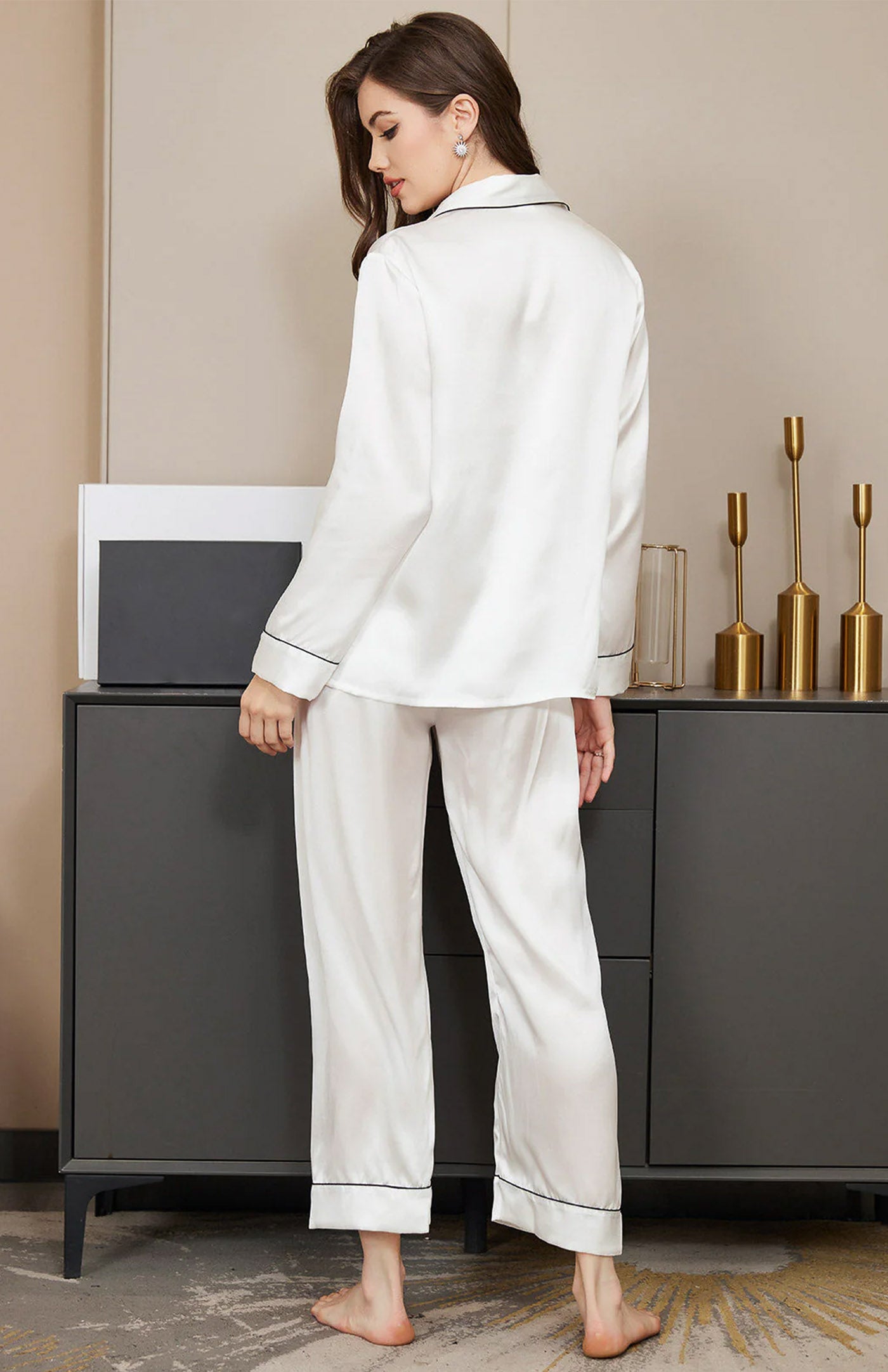Pearl Luxe | Satin Ultimate Classic Loungewear